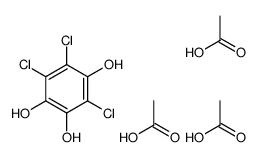 acetic acid,3,5,6-trichlorobenzene-1,2,4-triol结构式