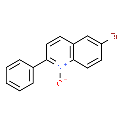 6-Bromo-2-phenylquinoline 1-oxide结构式