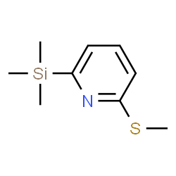 Pyridine, 2-(methylthio)-6-(trimethylsilyl)- (9CI)结构式