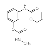 Carbanilic acid,m-hydroxy-, allyl ester, methylcarbamate (ester) (8CI)结构式