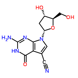 7-Cyano-7-deaza-2'-deoxy guanosine Structure