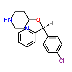 (S)-2-[(4-氯苯基)(4-哌啶氧基)甲基]吡啶图片