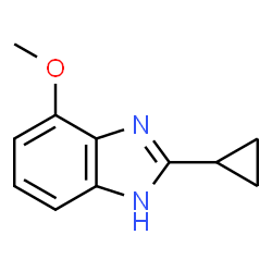 1H-Benzimidazole,2-cyclopropyl-4-methoxy-(9CI)结构式