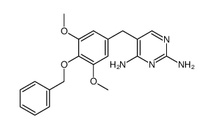 5-(4-(benzyloxy)-3,5-dimethoxybenzyl)pyrimidine-2,4-diamine Structure