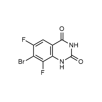 7-Bromo-6,8-difluoroquinazoline-2,4(1H,3H)-dione Structure