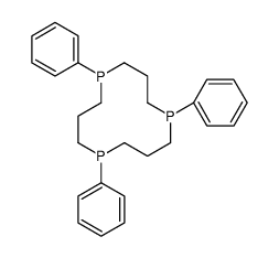 1,5,9-triphenyl-1,5,9-triphosphacyclododecane结构式