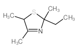 Thiazole,2-ethyl-2,5-dihydro-2,4,5-trimethyl- Structure