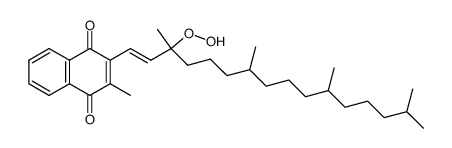 2-(3-hydroperoxy-3,7,11,15-tetramethyl-hexadec-1-en-t-yl)-3-methyl-[1,4]naphthoquinone Structure