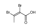 (2E)-2,3-Dibromo-2-butenoic acid Structure