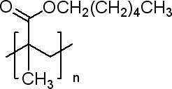 HEXYL METHACRYLATE POLYMER Structure