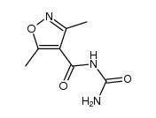 N-(3,5-dimethyl-4-carboxyisoxazolyl)urea Structure