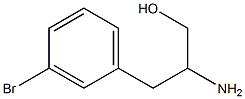 2-Amino-3-(3-bromophenyl)propan-1-ol structure