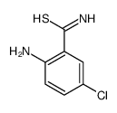 2-amino-5-chlorobenzenecarbothioamide Structure