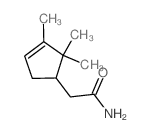 3-Cyclopentene-1-acetamide,2,2,3-trimethyl- Structure