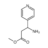methyl 3-amino-3-(pyridin-4-yl)propanoate结构式