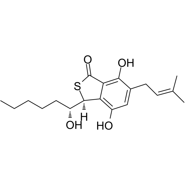 Asperglaucin A结构式