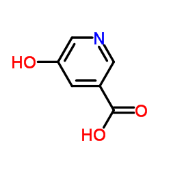 5-Hydroxynicotinic acid Structure