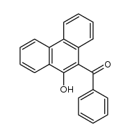 (10-hydroxyphenanthren-9-yl)(phenyl)methanone结构式
