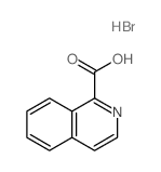 isoquinoline-1-carboxylic acid,hydrobromide Structure