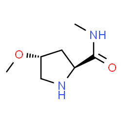 2-Pyrrolidinecarboxamide,4-methoxy-N-methyl-,(2S,4R)-(9CI)结构式