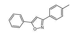 ISOXAZOLE, 3-(4-METHYLPHENYL)-5-PHENYL- structure