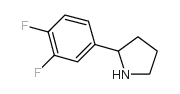 2-(3,4-DIFLUORO-PHENYL)-PYRROLIDINE Structure