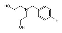 2-[(4-fluoro-benzyl)-(2-hydroxy-ethyl)-amino]-ethanol结构式