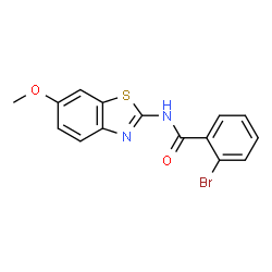 2-Bromo-N-(6-methoxy-1,3-benzothiazol-2-yl)benzamide picture