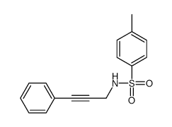 4-methyl-N-(3-phenylprop-2-ynyl)benzenesulfonamide结构式