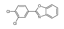 2-(3,4-Dichlorophenyl)benzoxazole structure