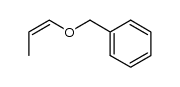 (Z)-((prop-1-en-1-yloxy)methyl)benzene结构式