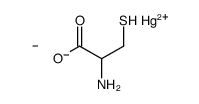 2-amino-3-sulfidopropanoate,carbanide,hydron,mercury(2+)结构式