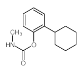 Phenol, 2-cyclohexyl-,1-(N-methylcarbamate)结构式