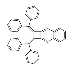 Cyclobuta[b]quinoxaline, 1,2-bis(diphenylmethylene)-1,2-dihydro- Structure