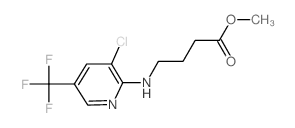 METHYL 4-([3-CHLORO-5-(TRIFLUOROMETHYL)-2-PYRIDINYL]AMINO)BUTANOATE Structure