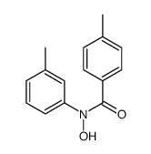 N-hydroxy-4-methyl-N-(3-methylphenyl)benzamide结构式