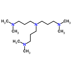 三(N,N-二甲基氨基丙基)胺结构式