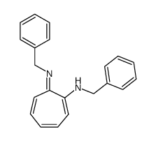 N-benzyl-7-(benzylimino)cyclohepta-1,3,5-trien-1-amine Structure