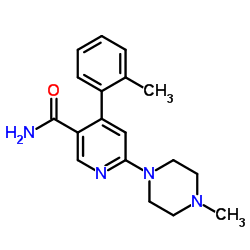 6-(4-Methylpiperazin-1-yl)-4-(2-methylphenyl)nicotinamide structure