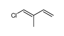 (1E)-1-chloro-2-methylbuta-1,3-diene Structure