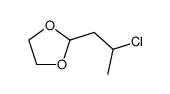 1,3-Dioxolane,2-(2-chloropropyl)- Structure