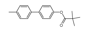 4'-methylbiphenyl-4-yl pivalate结构式