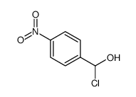Benzenemethanol, alpha-chloro-4-nitro- (9CI) Structure