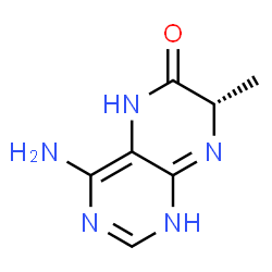 6(5H)-Pteridinone,4-amino-1,7-dihydro-7-methyl-,(7S)-(9CI) picture