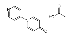 acetic acid,1-pyridin-4-ylpyridin-4-one Structure