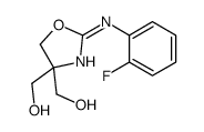 [2-(2-fluoroanilino)-4-(hydroxymethyl)-5H-1,3-oxazol-4-yl]methanol Structure