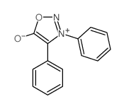 Sydnone, diphenyl- Structure