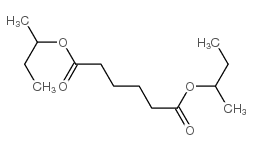 Hexanedioic acid,1,6-bis(1-methylpropyl) ester结构式