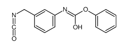 phenyl N-[3-(isocyanatomethyl)phenyl]carbamate结构式