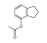 acetic acid indan-4-yl ester结构式